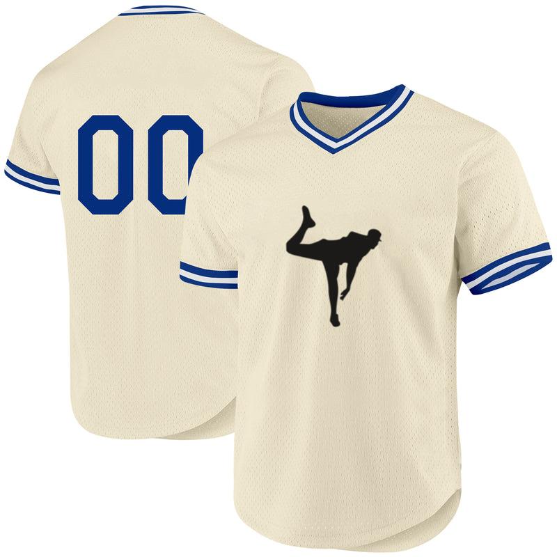 Baseball Pitcher Frontal Silhouette Baseball Jersey