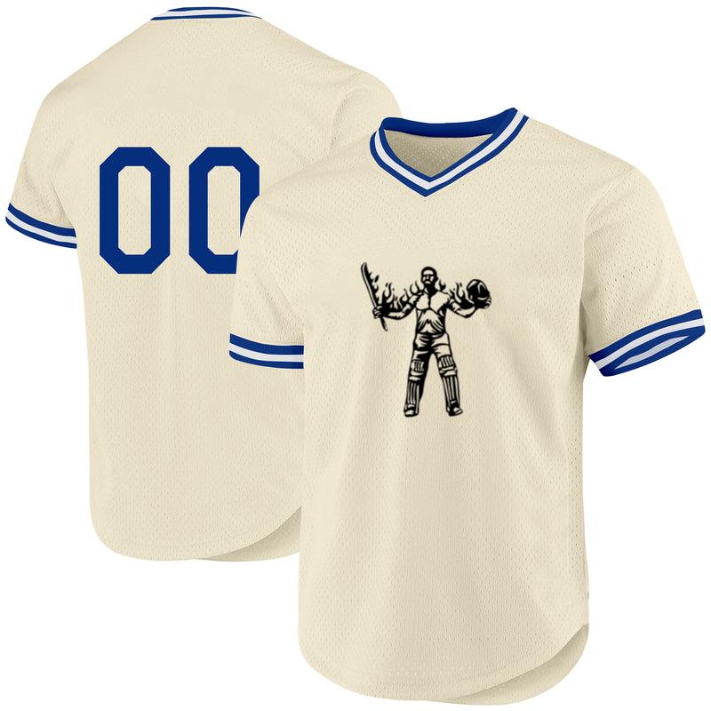 Baseball Player Fire Cut Out Baseball Jersey