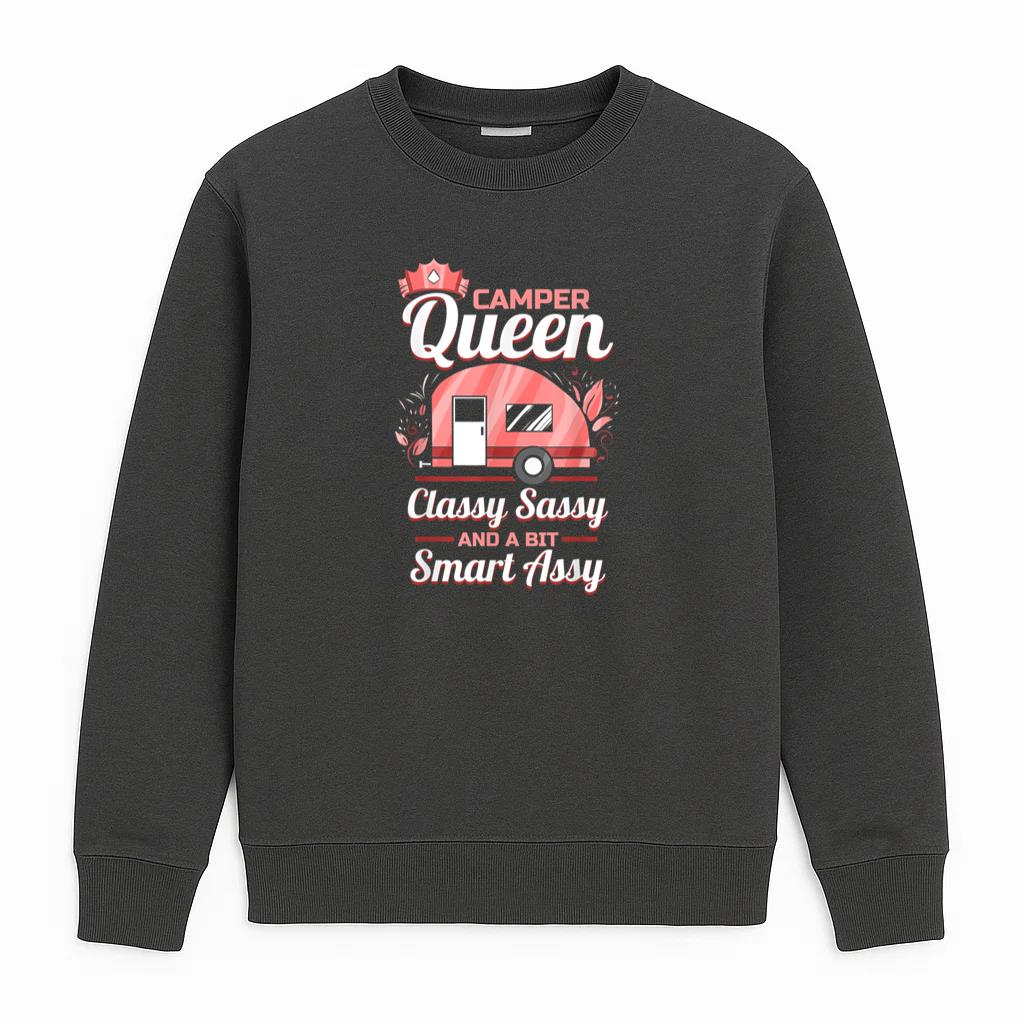 Camper Queen Classy Sassy Sweatshirt