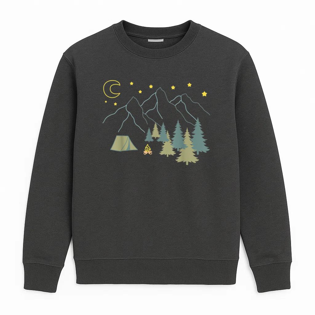 Camping In Tent Sweatshirt