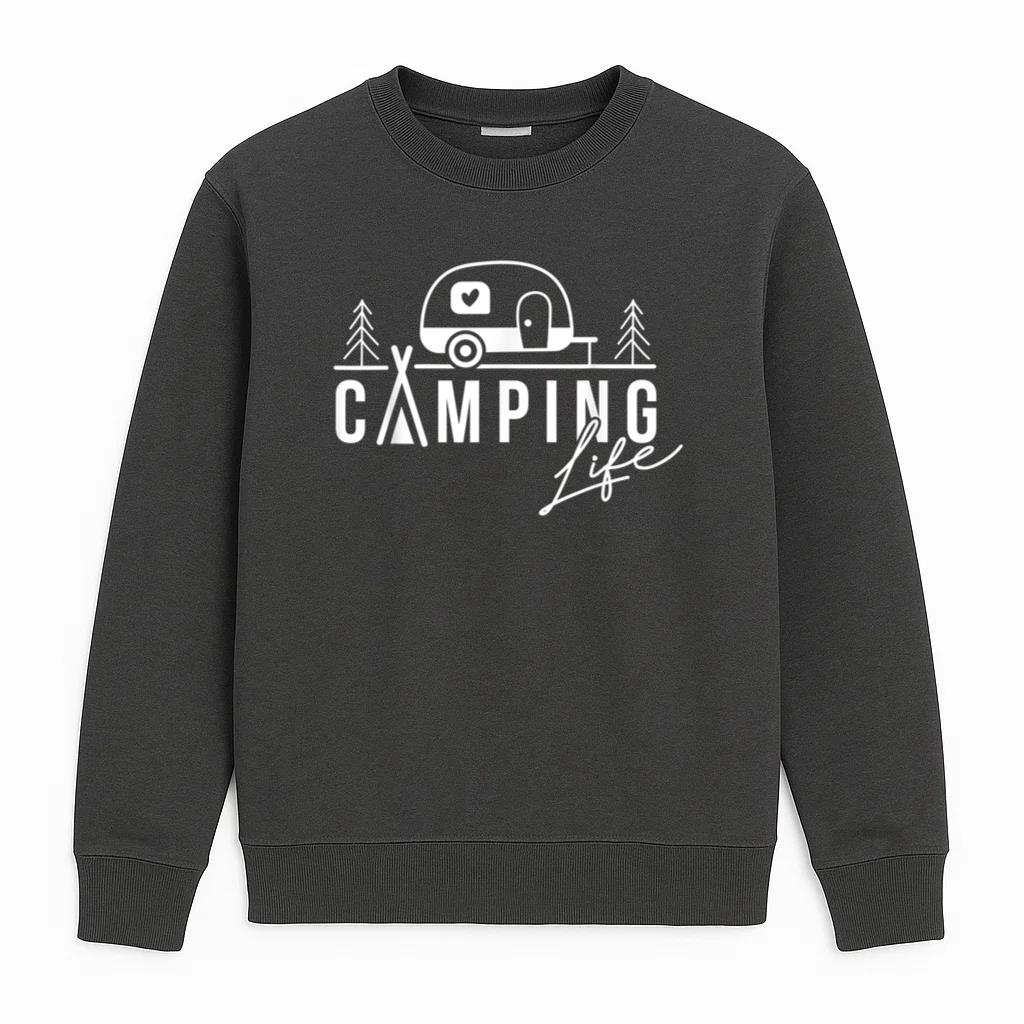 Camping Life Happy Camper Sweatshirt