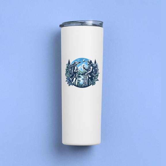 Fair Amazing Camping Travelling Skinny Tumbler 20oz