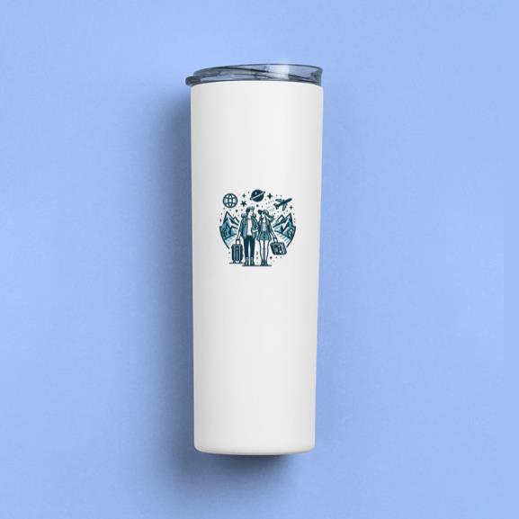 Fair Fantastic Camping Travelling Skinny Tumbler 20oz