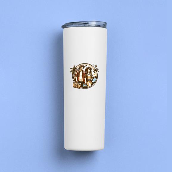 Faith Shining Camping Travelling Skinny Tumbler 20oz