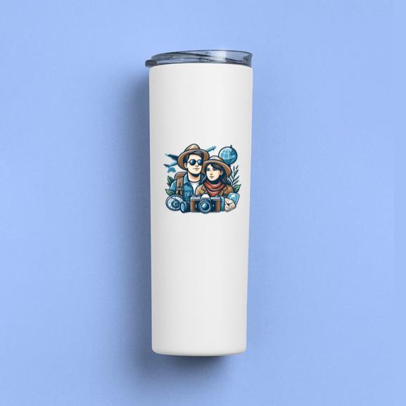 Faith Sweet Camping Travelling Skinny Tumbler 20oz