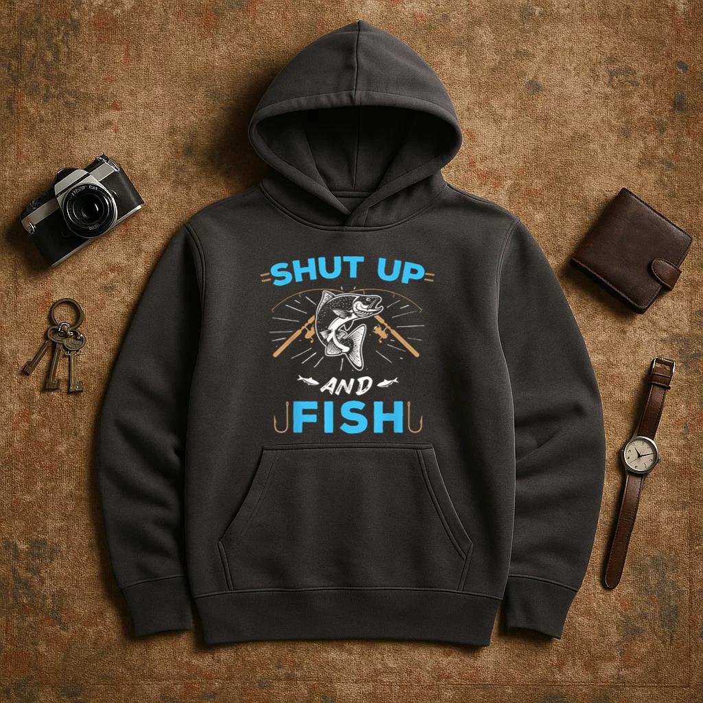 Fishing Shut Up And Fish Hoodie