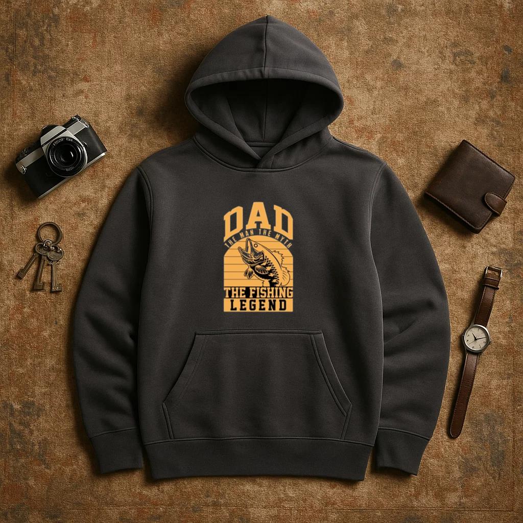 fishing vector awesome tshirt design Hoodie
