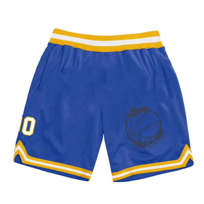 Floral Basketball Ball Stroke Basketball Shorts
