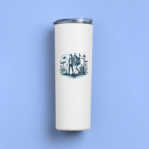 Gentle Dazzling Travelling Camping Skinny Tumbler 20oz