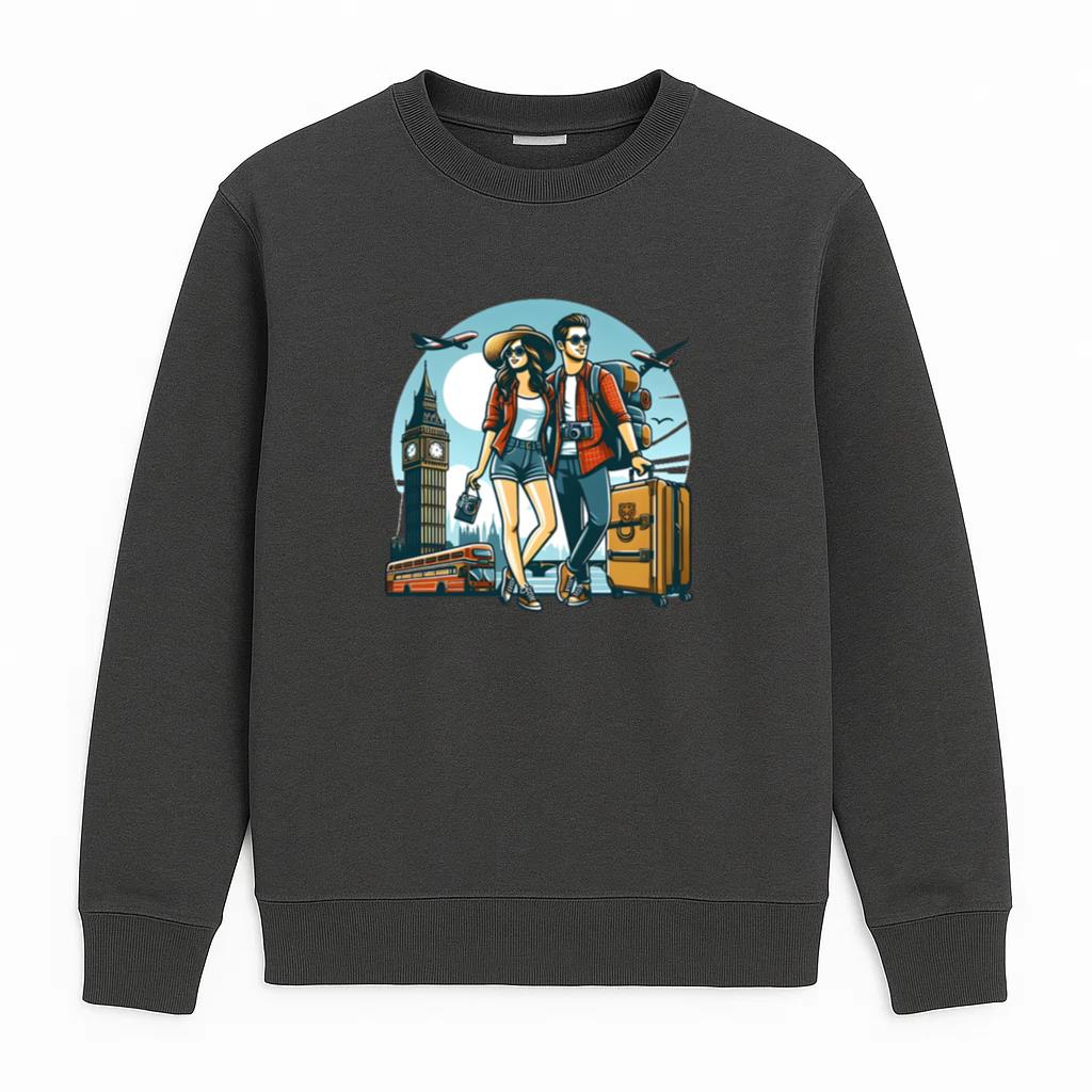 Love Blissful Travelling Camping Sweatshirt