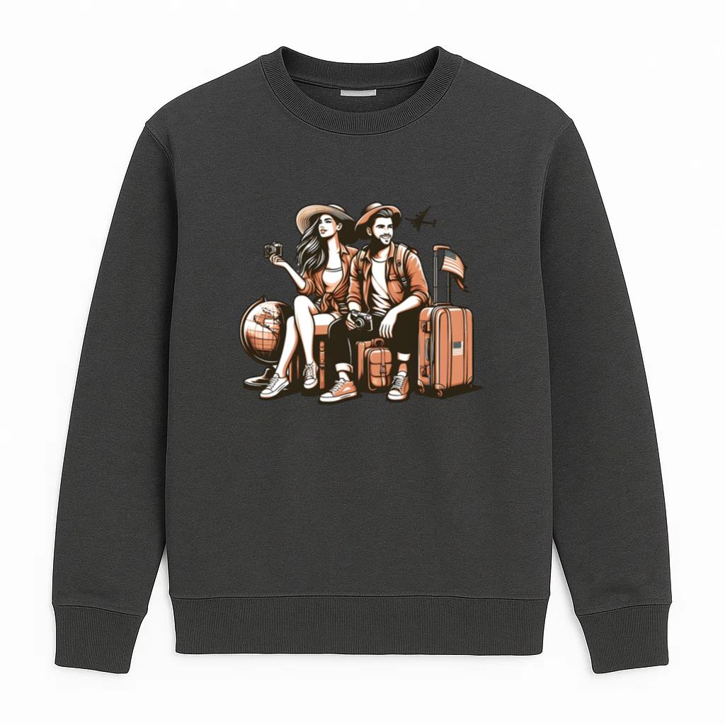 Love Radiant Camping Travelling Sweatshirt