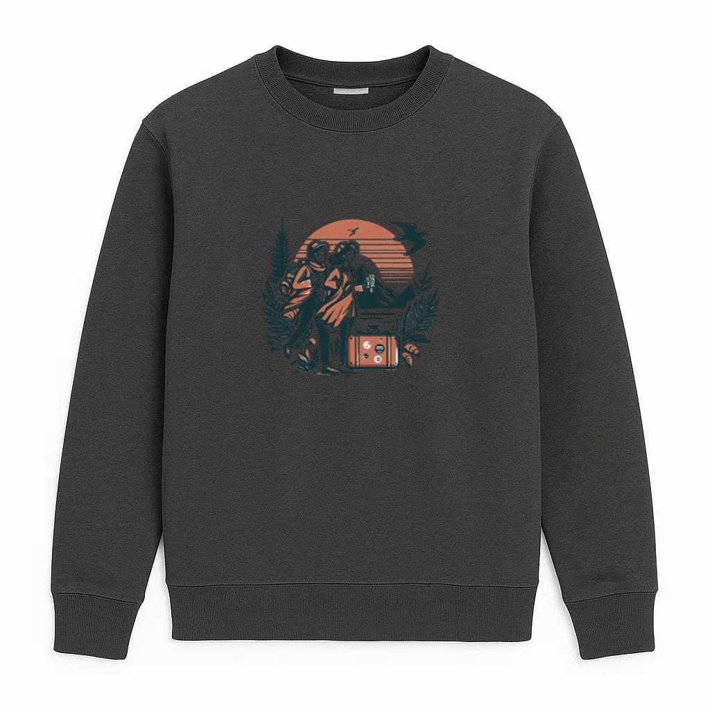 Lovely Lucky Camping Travelling Sweatshirt