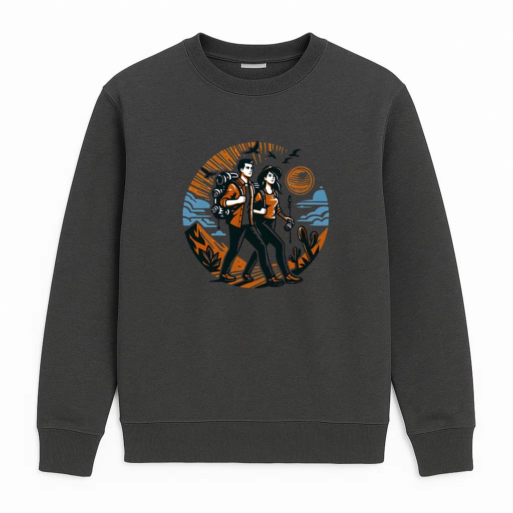 Lovely Sunny Camping Travelling Sweatshirt