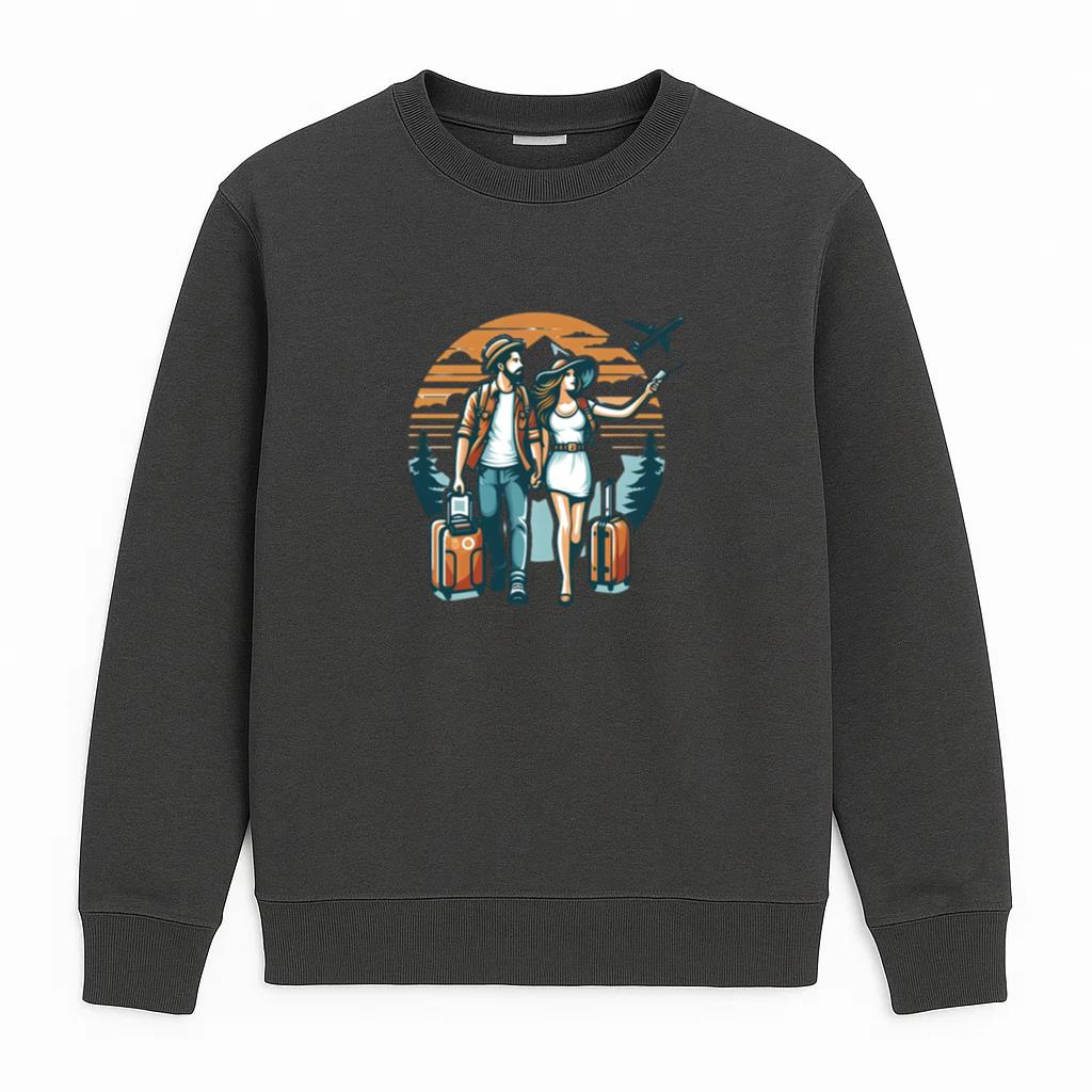 Lucky Delightful Travelling Camping Sweatshirt