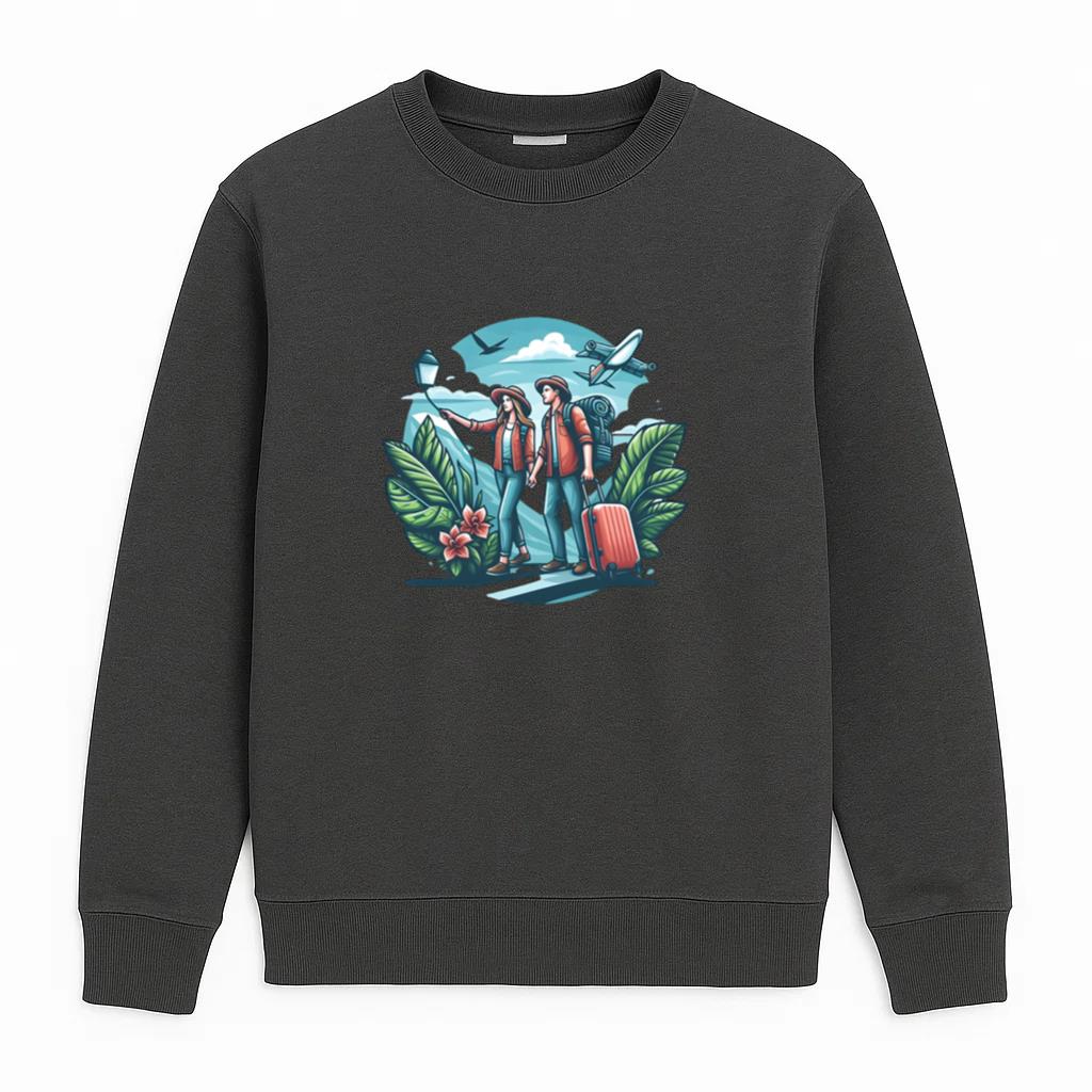Lucky Peaceful Travelling Camping Sweatshirt