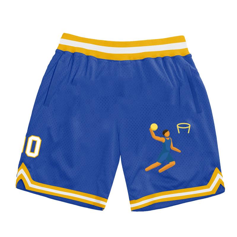 Man Playing Basketball Flat Basketball Shorts