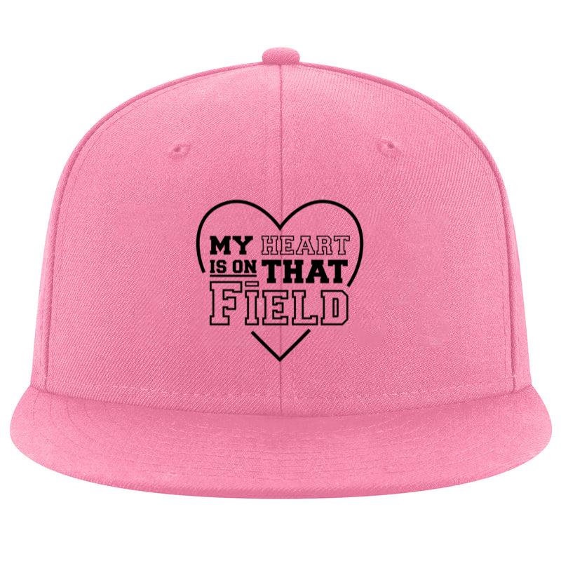 My Heart Is On That Field Quote Filled Stroke Cap