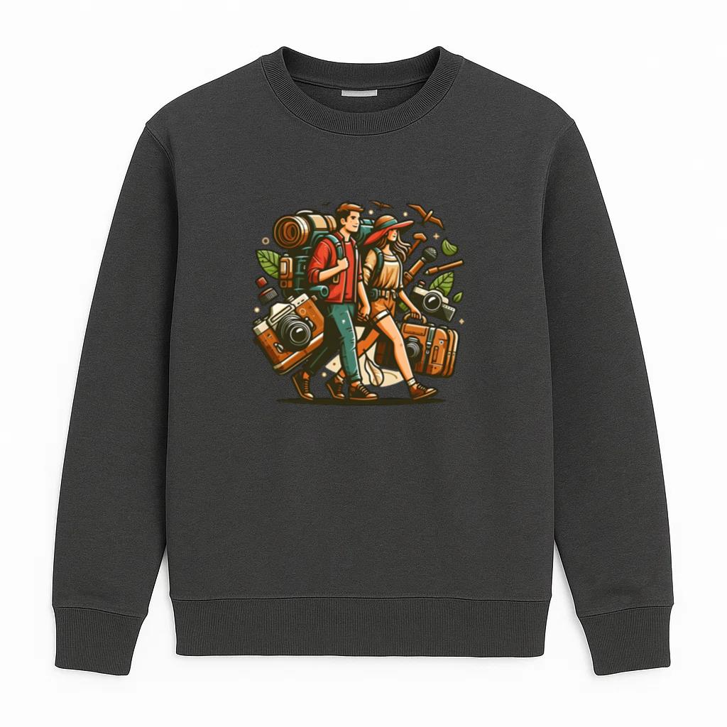 Peace Humble Camping Travelling Sweatshirt