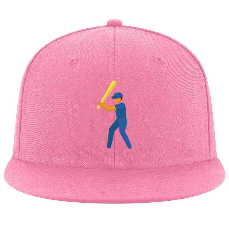 Person With Baseball Bat Flat Cap
