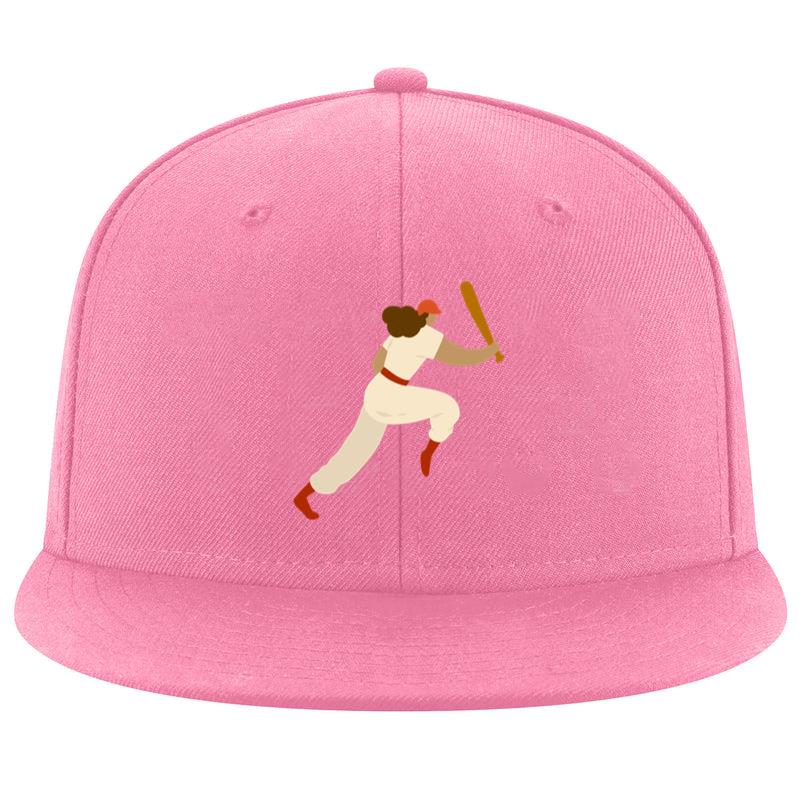 Player Female Helmet Cap Bat Hair Outfit Flat Cap