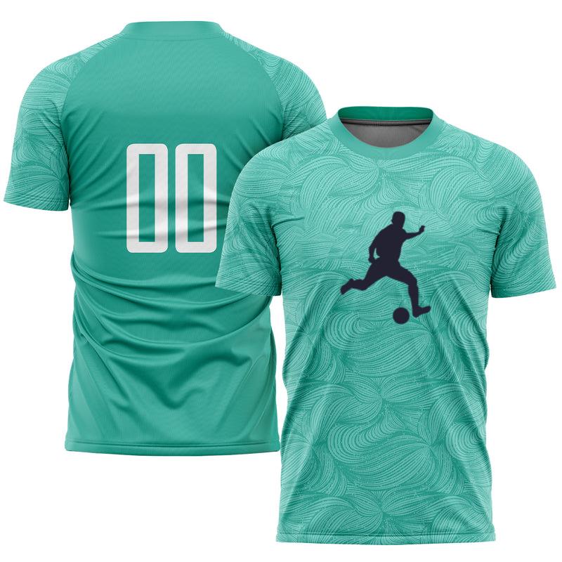 Soccer Player Silhouette Figure Soccer Jersey