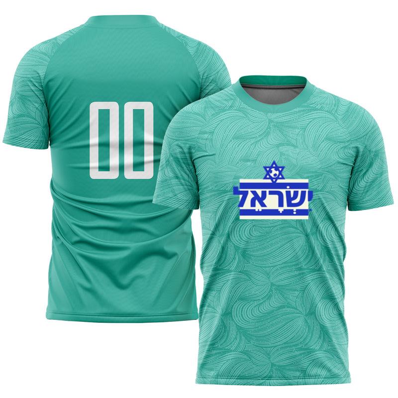 Soccer Sticker Allusive To Israel Soccer Jersey