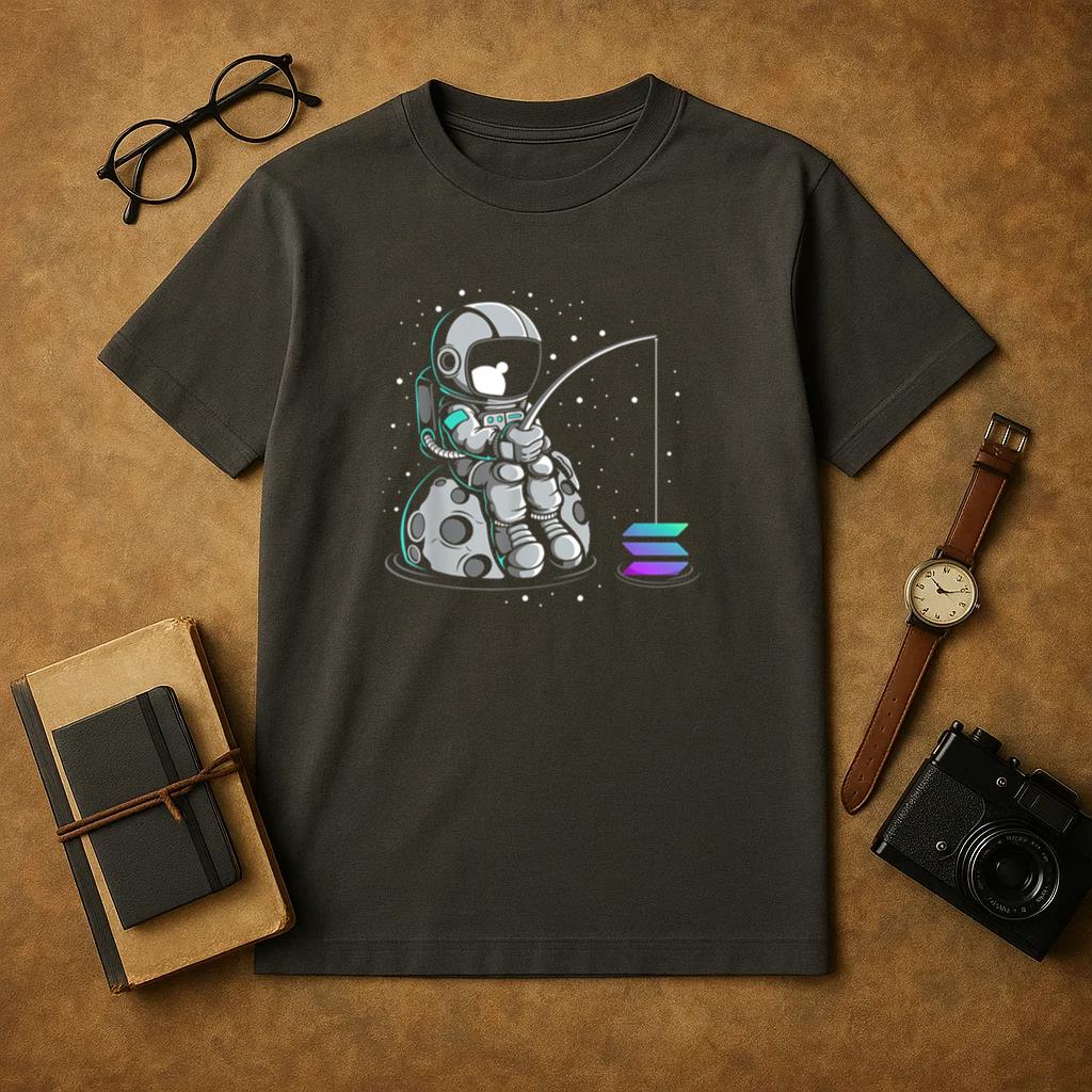 Solana Fishing Crypto Bullrun T-Shirt