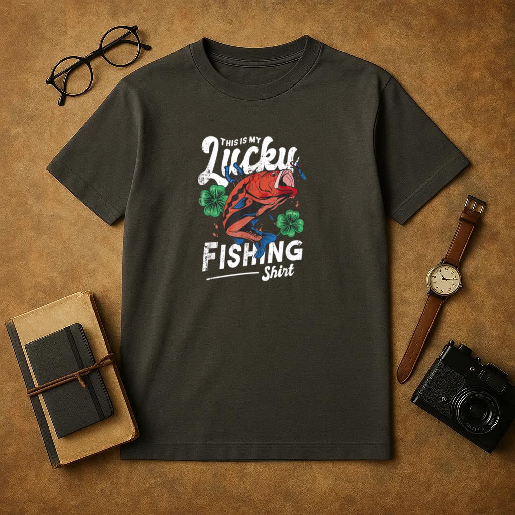This Is My Lucky Fishing Apparel T-Shirt