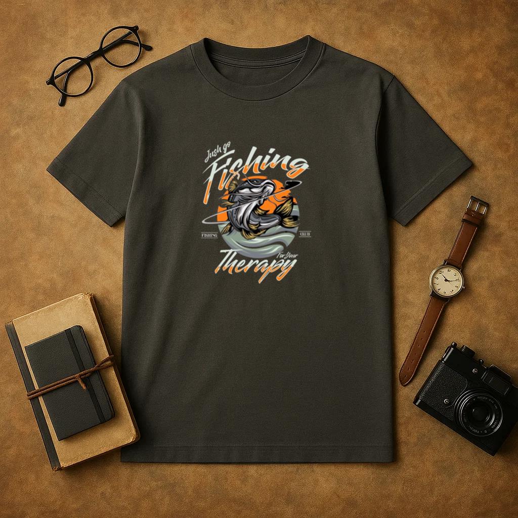 Woman Joyful Vintage Fishing T-Shirt